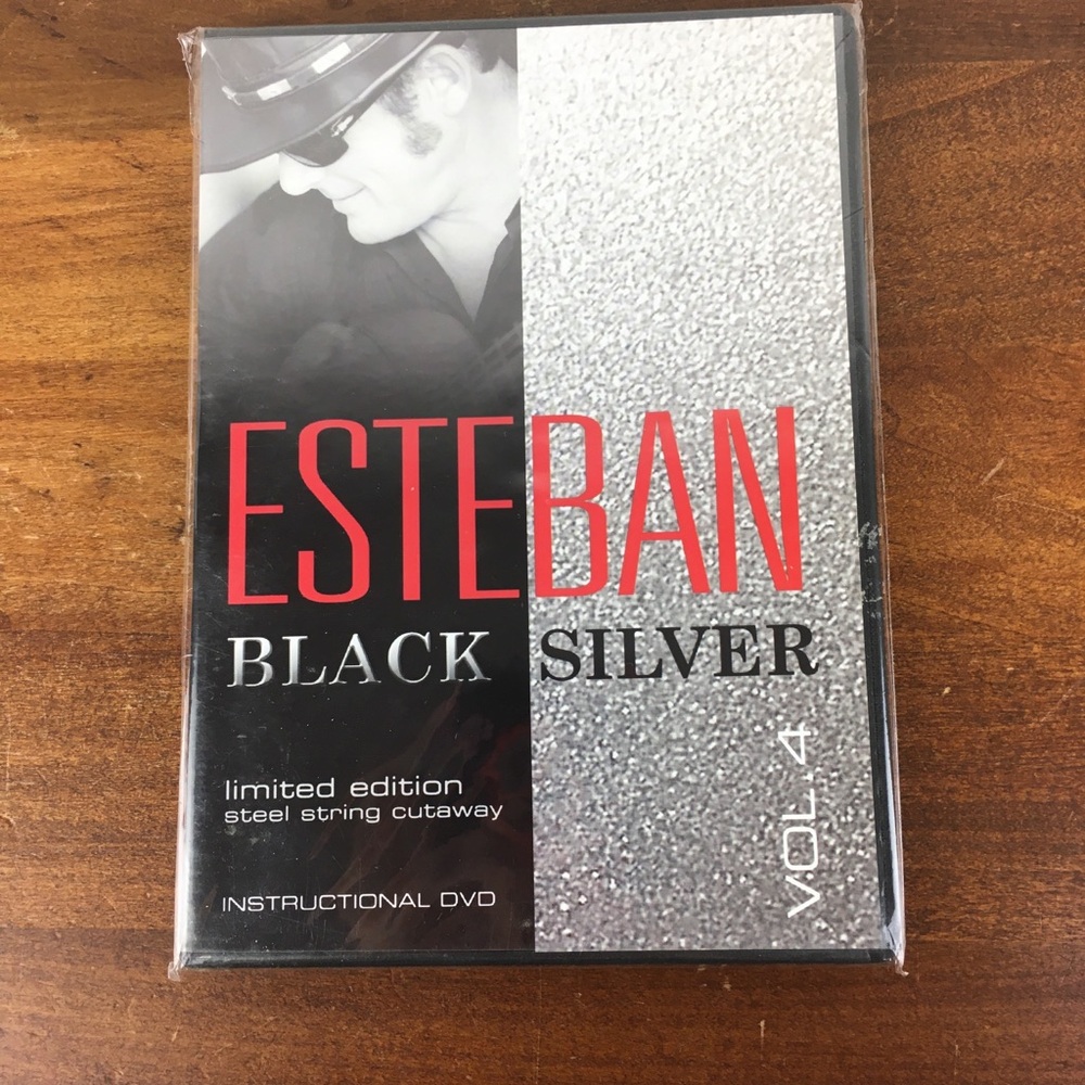 ESTEBAN Black Silver Edition Steel String Cutaway Instructional DVD Vol 4 New